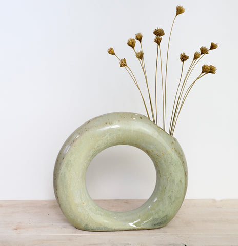 Circle Vase (7" tall): The Wave